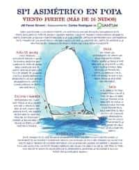 Spi asimétrico en popa con viento fuerte