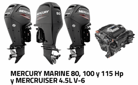 Mercury Marine 80, 100 y 115 Hp y Mercruiser 4.5L V-6, el compromiso de un líder