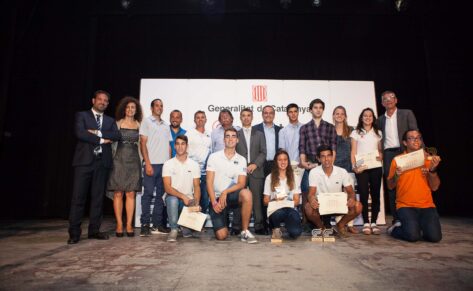 Reconocimientos Deportivos Tarragona 2014 a los regatistas de Club Nàutic Cambrils