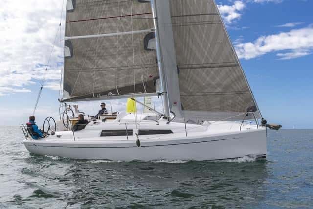 Waterkampioen Opnames van de voor de European Yacht of the Year 2015-2016 genomineerde boten in La Rochelle