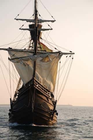 Réplica de la Nao Victoria, reproducción del barco de Magallanes construida a principios del 2000 por un empresario chileno de Punta Arenas.