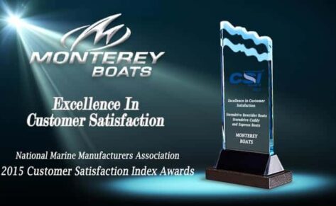 Monterey Boats recibe el premio Indice de Satisfacción del Cliente
