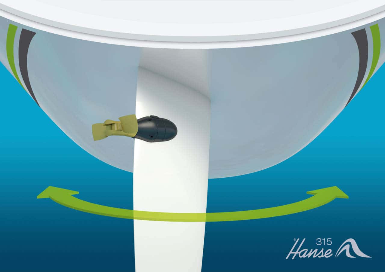 Hanse emotion rudder drive