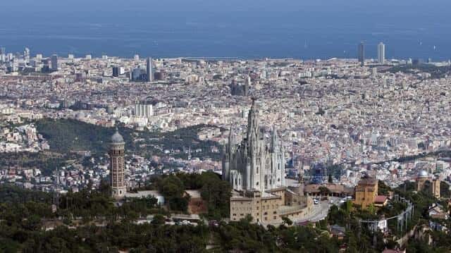 Imagen panorámica de Barcelona