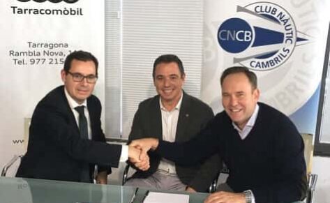 Audi Tarracomòbil y el Club Nàutic Cambrils firman un convenio de patrocinio de los equipos de regatas