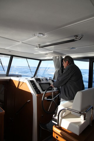 Bénéteau Swift Trawler 35 puesto de gobierno visibilidad