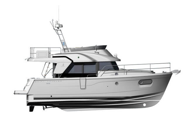 Bénéteau Swift Trawler 35 plano perfil