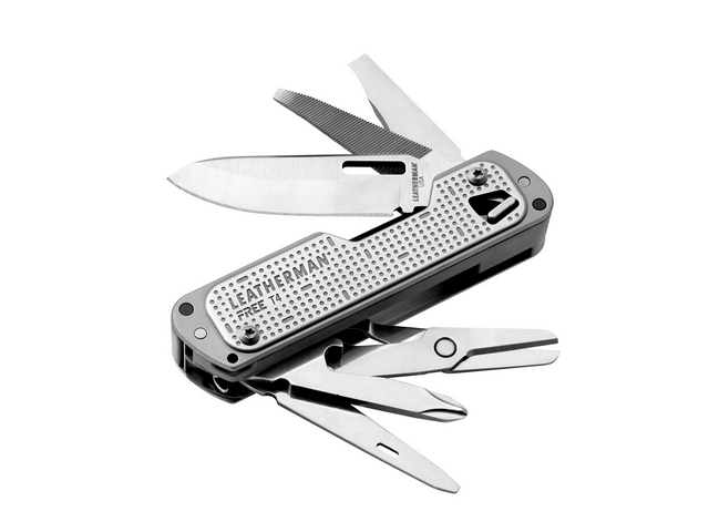 La gama P de Leatherman FREE está fabricada en acero 420 creando una herramienta multiusos ligera, duradera y con los alicates como base. 