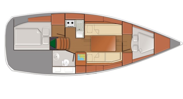Sun Odyssey 319 planos