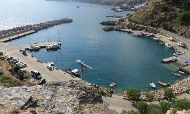 singladura por creta Chora Sfakion