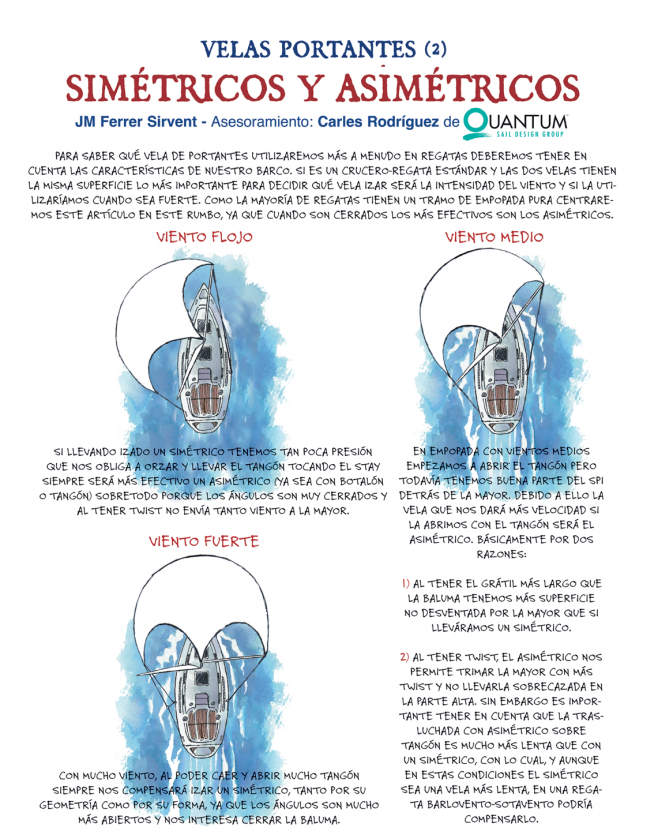 Crucero práctico simétricos y asimétricos