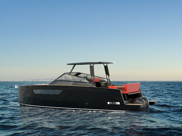 NUVA M8 HARD TOP RED