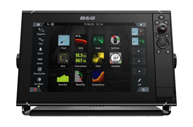 Pantalla de navegación para vela Zeus™3S de B&G
