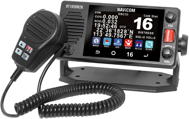 Los VHF Navicom ya son táctiles