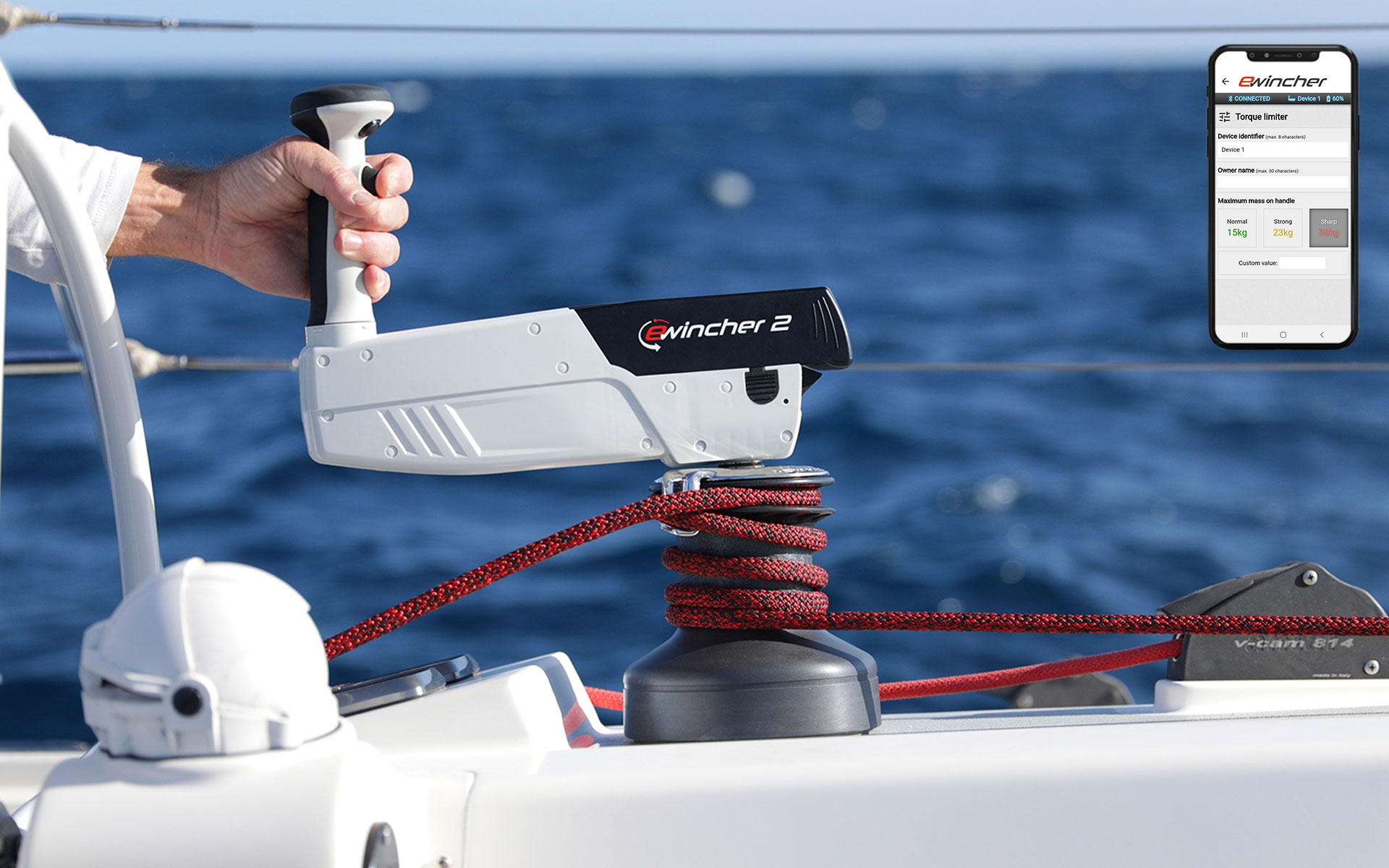 Ewincher 2, la manivela eléctrica de winch