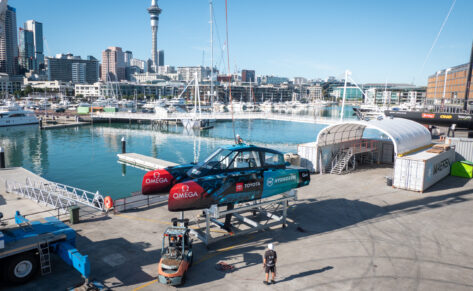 El Emirates Team New Zealand presenta un barco auxiliar propulsado por hidrógeno