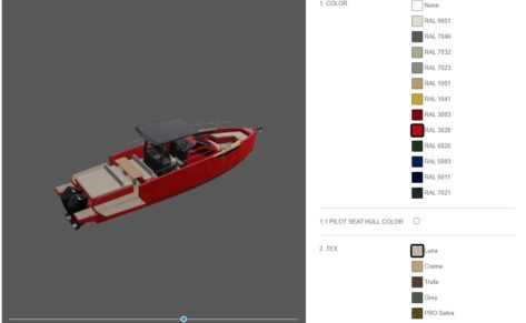 Los configuradores de los modelos de 9 y 11 metros de Nuva Yachts permiten un sinfín de combinaciones. 