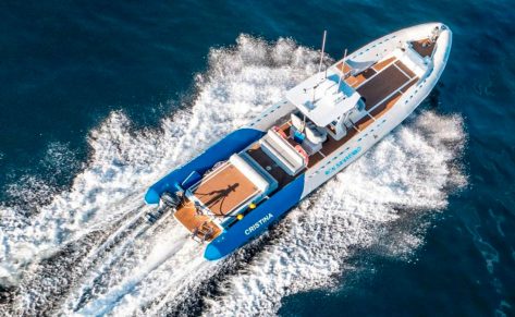 Así es la TX-12.0 de Vanguard Marine, la lancha auxiliar que acompaña al «Bribon 500»