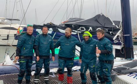 Alex Pella y Lalou Multi baten el récord Ibiza-Dénia