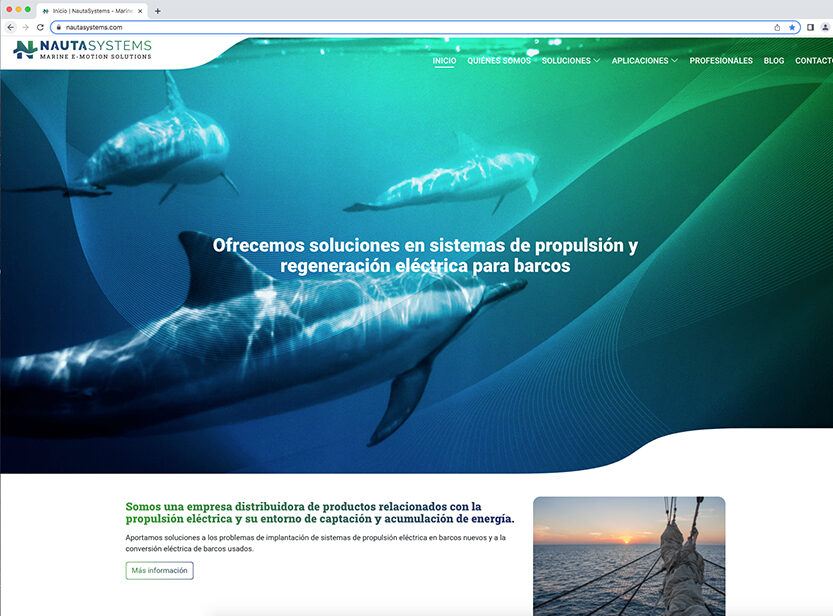 Nueva web Nauta Systems