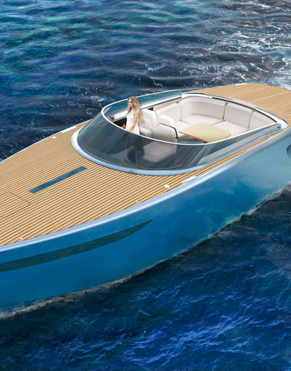 Debuta un nuevo diseño de barco eléctrico elegantemente silencioso