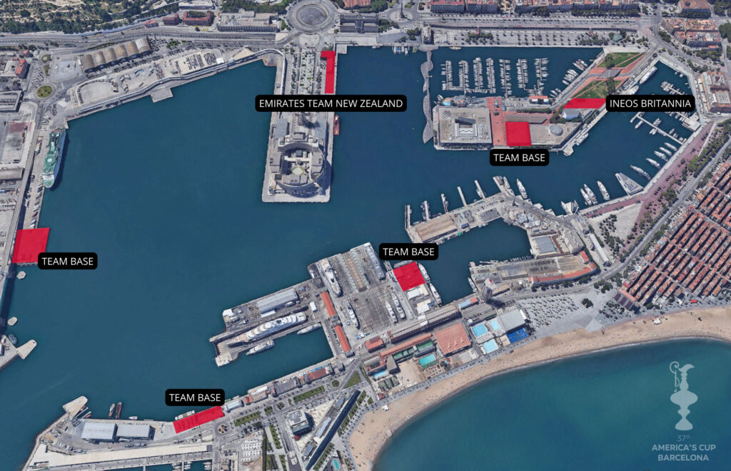 Asignación de las bases de los equipos de la 37ª Copa América