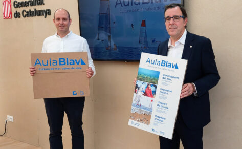 Ports de la Generalitat y la Federació Catalana de Vela presentan la campaña Aula Blava