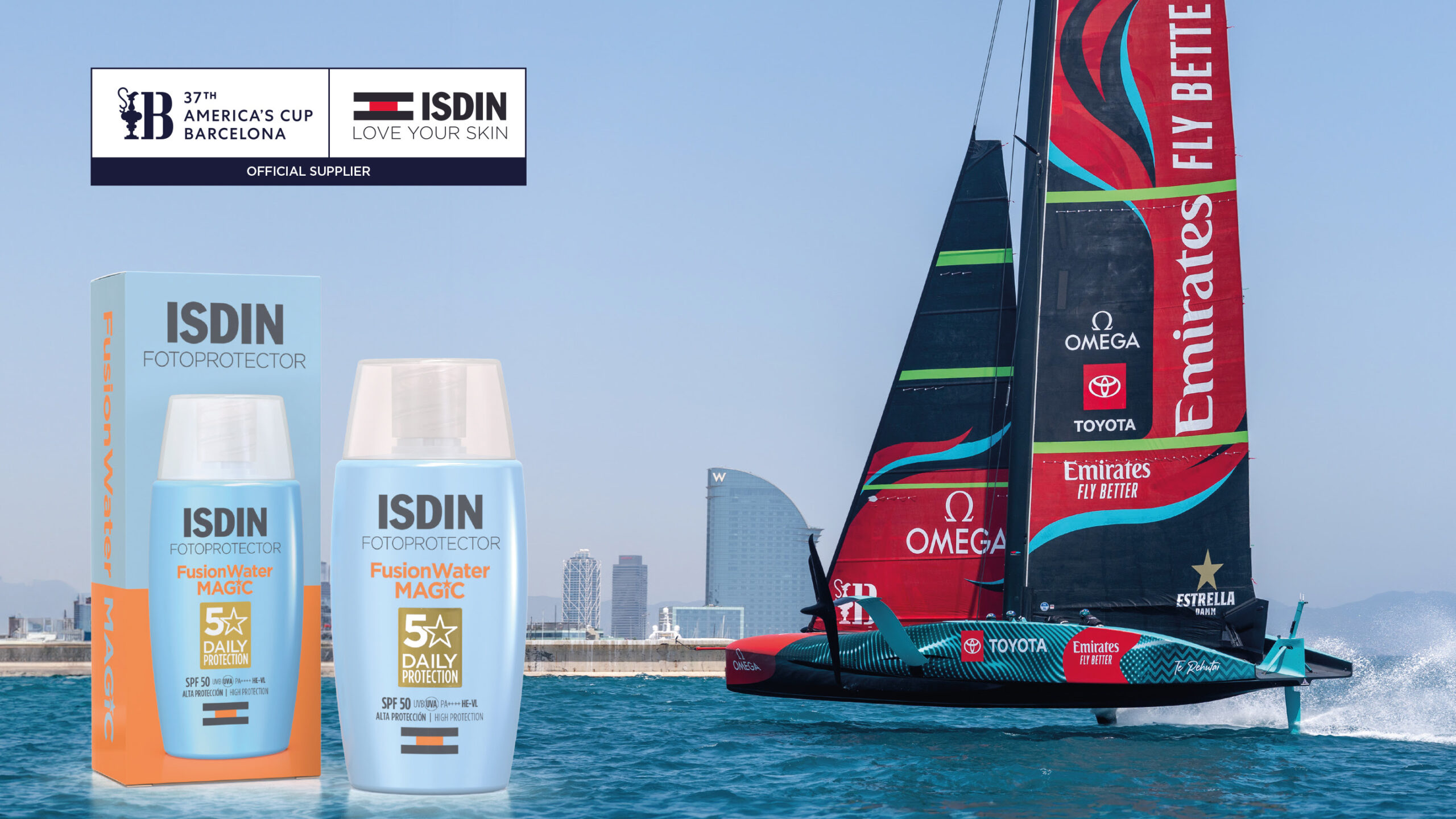 ISDIN patrocina la 37a Amercica's Cup