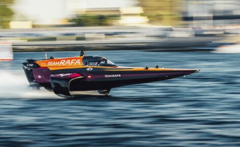 La fórmula 1 Eléctrica del mar