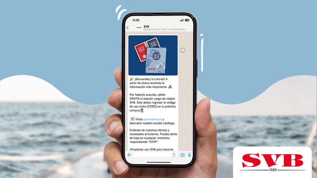 SVB incorpora Whatsapp para informar sobre sus novedades