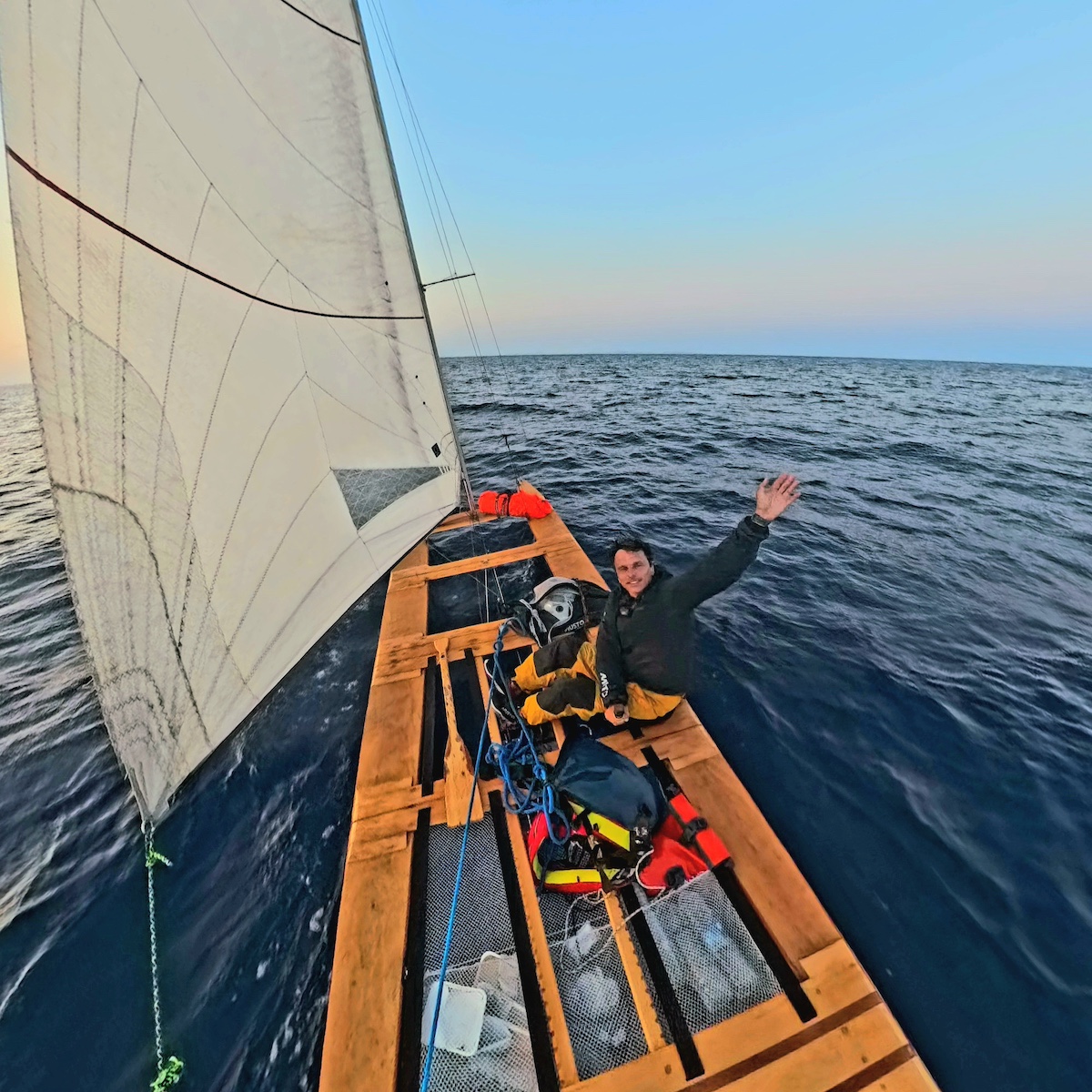 Dídac Costa en su patín catalán.